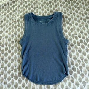 American Eagle Outfitters Blue Tank Top